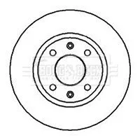 Borg and Beck Borg and Beck BBD4078 2x Front Solid Brake Discs For Citroën Peugeot 301 Berlingo / Berlingo First C-e 