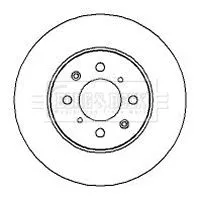 2x Front Solid Brake Discs For Mg Rover 200 25 400 45 Coupe Express Mg Zr Street