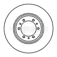 2x Front Vented Brake Discs For Isuzu Opel Vauxhall Frontera Monterey Tfr/tfs Tr