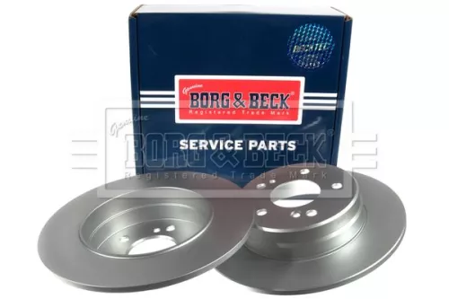 Borg and Beck Borg and Beck BBD4094 2x Rear Solid Brake Discs For Chrysler Mercedes 124 C-class Clc-class Clk Crossf 