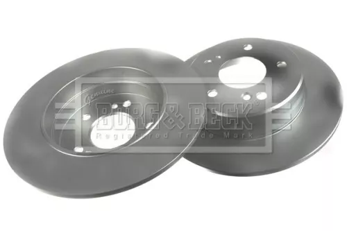 Borg and Beck Borg and Beck BBD4094 2x Rear Solid Brake Discs For Chrysler Mercedes 124 C-class Clc-class Clk Crossf 