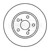 2x Front Vented Brake Discs For Toyota Caldina Carina Carina E Corona 255mm