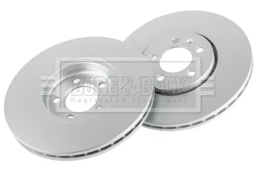 Borg and Beck Borg and Beck BBD4105 2x Front Vented Brake Discs For Audi Seat Skoda Vw A1 A3 Bora Cordoba Fabia Golf 