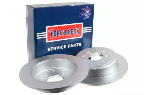 2x Rear Solid Brake Discs For Peugeot 406 290mm