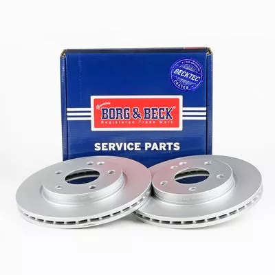 2x Front Vented Brake Discs For Mercedes A-class 260mm