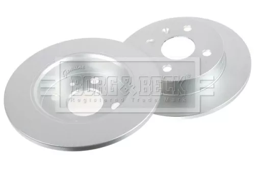 Borg and Beck Borg and Beck BBD4113 2x Rear Solid Brake Discs For Opel Vauxhall Astra Astra G Classic Astra H Classi 