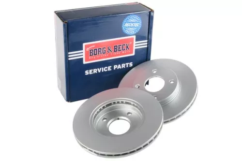 2x Front Vented Brake Discs For Ford Mazda 2 Fiesta Focus Fusion Ka Puma Street 