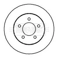 2x Front Vented Brake Discs Fits Chrysler Dodge Plymouth Caravan Voyager Voyager