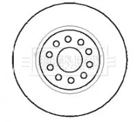 2x Front Vented Brake Discs For Alfa Romeo Lancia 166 Kappa 281mm