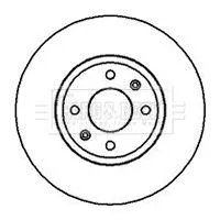 2x Front Vented Brake Discs For Citroën C5 Xantia 288mm