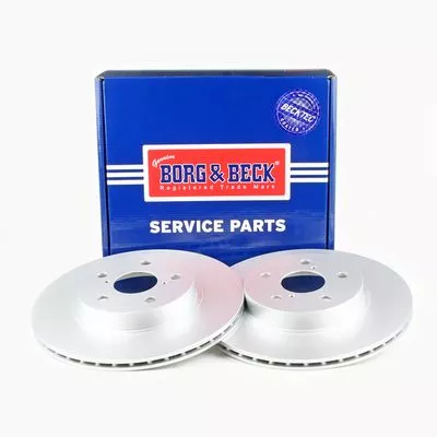 2x Front Vented Brake Discs For Toyota Rav 4 302mm