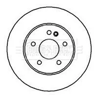 2x Front Vented Brake Discs For Mercedes M-class 303mm