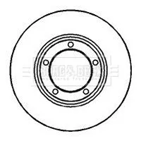2x Front Vented Brake Discs Fits Hyundai Mitsubishi Delica / Space Gear H-1 / St