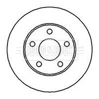 2x Front Vented Brake Discs For Buick Chevrolet Opel Pontiac Vauxhall Bonneville