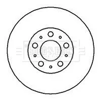 Borg and Beck Borg and Beck BBD4179 2x Front Vented Brake Discs For Volvo S60 S70 S80 V70 286mm 