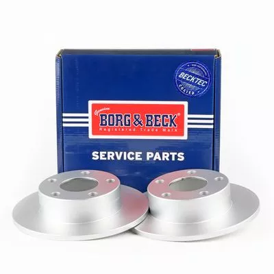 2x Rear Solid Brake Discs For Audi A6 A8 245mm