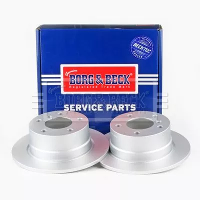 Borg and Beck Borg and Beck BBD4185 2x Rear Solid Brake Discs For Bmw Z3 272mm 