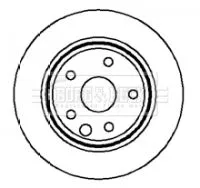 Borg and Beck Borg and Beck BBD4189 2x Rear Vented Brake Discs For Daimler Jaguar Daimler Xj Xk 8 305mm 