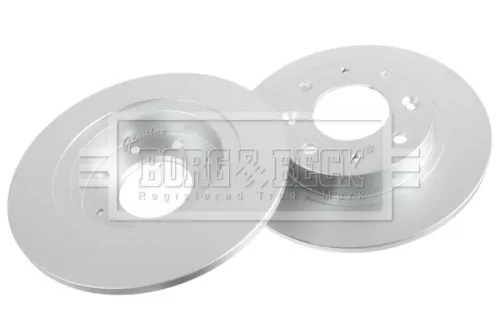 Borg and Beck Borg and Beck BBD4190 2x Rear Solid Brake Discs For Kia Carens Clarus 261mm 