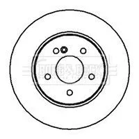 Borg and Beck Borg and Beck BBD4192 2x Rear Solid Brake Discs For Mercedes E-class 290mm 