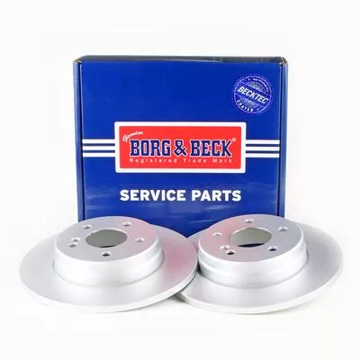 2x Rear Solid Brake Discs Fits Mercedes E-class 290mm