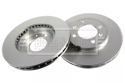 Borg and Beck Borg and Beck BBD4204 2x Front Vented Brake Discs For Austin Mg Reliant Rover 100 100 / Metro Maestro  