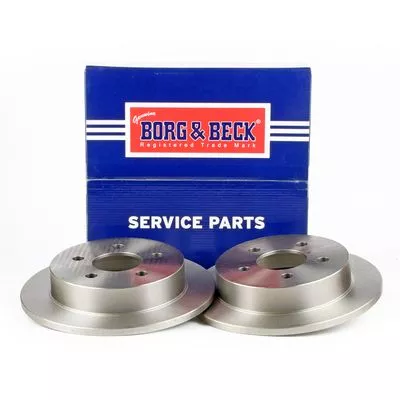 2x Rear Solid Brake Discs Fits Buick Chevrolet Opel Pontiac Vauxhall Alero Impal