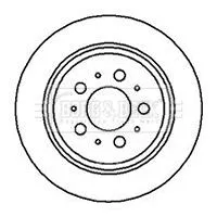 Borg and Beck Borg and Beck BBD4216 2x Rear Solid Brake Discs For Volvo S60 S70 S80 V70 Xc70 288mm 