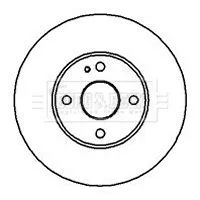2x Front Vented Brake Discs For Mazda 323 F 323 S 235mm