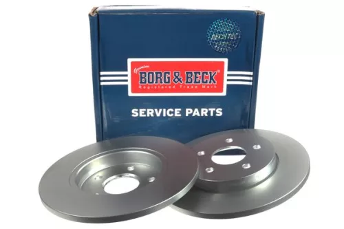 2x Rear Solid Brake Discs For Ford Jaguar Mondeo X-type 280mm