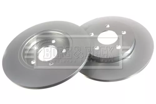 Borg and Beck Borg and Beck BBD4239 2x Rear Solid Brake Discs For Ford Jaguar Mondeo X-type 280mm 