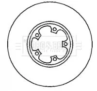 2x Front Vented Brake Discs For Ford Transit Transit Tourneo 276mm