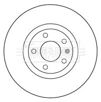 Borg and Beck Borg and Beck BBD4243 2x Front Vented Brake Discs For Audi Seat Skoda Vw A4 A6 Exeo Passat Superb 312m 