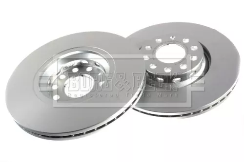 Borg and Beck Borg and Beck BBD4243 2x Front Vented Brake Discs For Audi Seat Skoda Vw A4 A6 Exeo Passat Superb 312m 