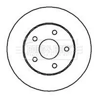 2x Front Vented Brake Discs For Jeep Grand Cherokee 305mm