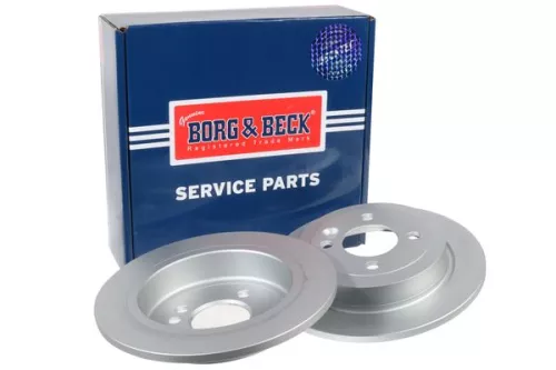 2x Rear Solid Brake Discs For Mini Clubman 259mm