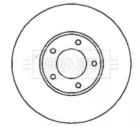 2x Front Vented Brake Discs Fits Chrysler Dodge Jeep Caravan Cherokee Voyager Vo