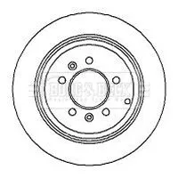 2x Rear Solid Brake Discs For Peugeot 607 290mm