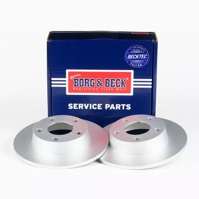 2x Rear Solid Brake Discs For Audi A6 Allroad 255mm