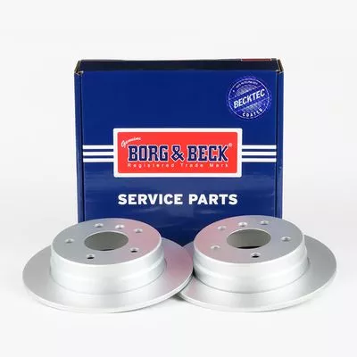 2x Rear Solid Brake Discs For Mercedes A-class Vaneo 258mm