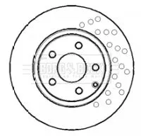 2x Front Perforated/vented Brake Discs For Mercedes S-class 312mm