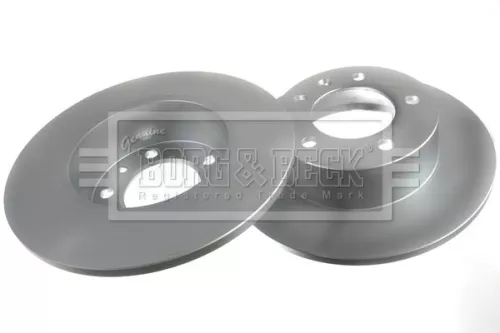 Borg and Beck Borg and Beck BBD4296 2x Rear Solid Brake Discs For Nissan Opel Renault Vauxhall Interstar Master Mast 