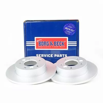 2x Rear Solid Brake Discs For Renault Avantime Espace 265mm