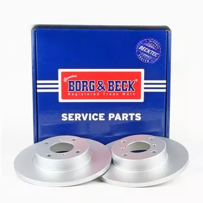 Borg and Beck Borg and Beck BBD4300 2x Front Solid Brake Discs For Opel Suzuki Vauxhall Agila Wagon R+ 247mm 
