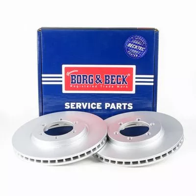 Borg and Beck Borg and Beck BBD4313 2x Front Vented Brake Discs For Daewoo Ssangyong Korando Musso Musso Sports Rext 