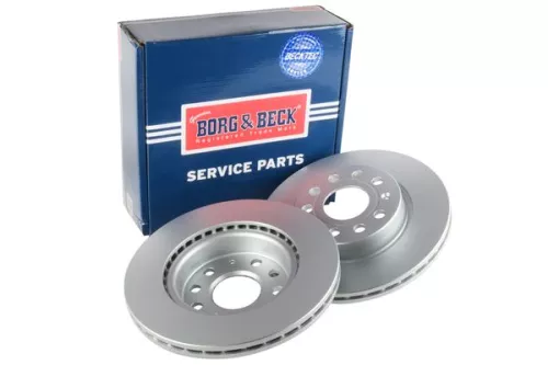 Borg and Beck Borg and Beck BBD4314 2x Front Vented Brake Discs For Audi Seat Skoda Vw A3 Altea Altea Xl Beetle Cadd 