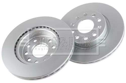 Borg and Beck Borg and Beck BBD4314 2x Front Vented Brake Discs For Audi Seat Skoda Vw A3 Altea Altea Xl Beetle Cadd 