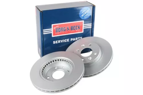 Borg and Beck Borg and Beck BBD4317 2x Front Vented Brake Discs For Dacia Lada Nissan Renault 19 Clio Kangoo Kubista 