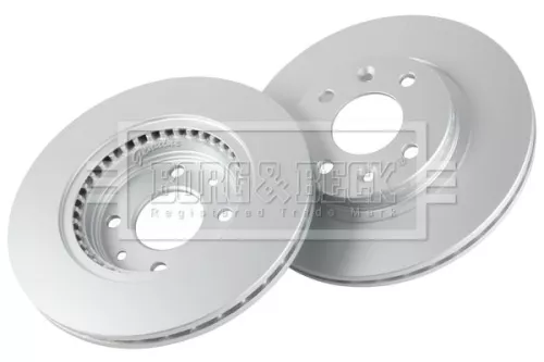 Borg and Beck Borg and Beck BBD4317 2x Front Vented Brake Discs For Dacia Lada Nissan Renault 19 Clio Kangoo Kubista 