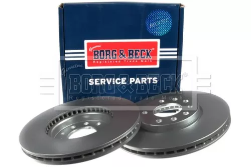 Borg and Beck Borg and Beck BBD4318 2x Front Vented Brake Discs For Cadillac Fiat Opel Saab Vauxhall 9-3 9-3x Bls Cr 